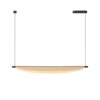 Thula Pendel 134 cm i sandsort med skærm i lys eg – Tooy Thula Pendel 134 cm i sandsort med skærm i lys eg – Tooy