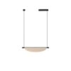 Thula Pendel 67 cm i sandsort med skærm i beige læder – Tooy Thula Pendel 67 cm i sandsort med skærm i beige læder – Tooy