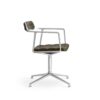 vipp-452-swivel-chair-polished-bosco-green-leather-gliders-01-flipped Vipp 452 Swivel Chair i Bosco Green læder med glidesko