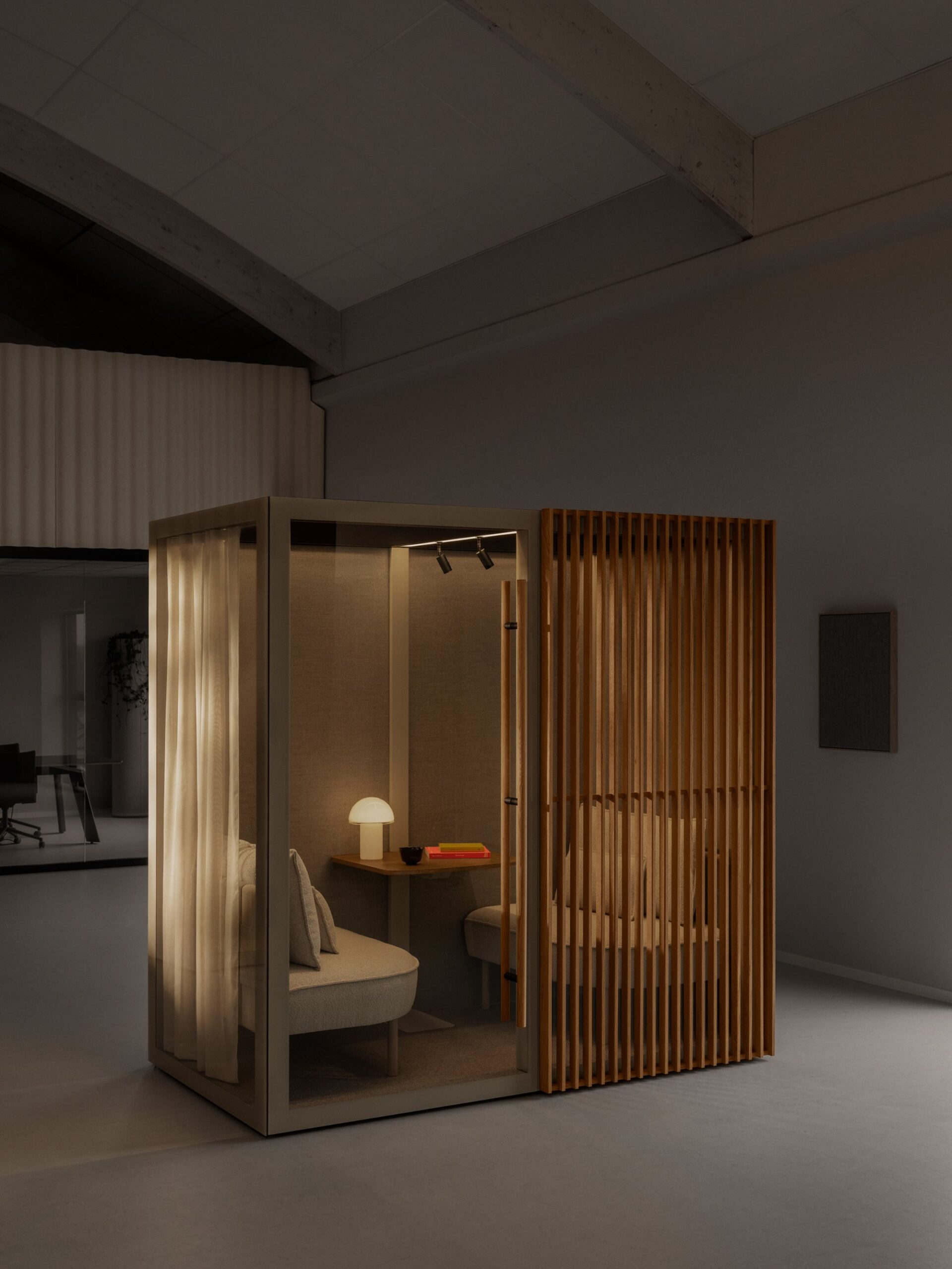 Zen Pod med espalier – miljøbillede Zen Pod med espalier – miljøbillede