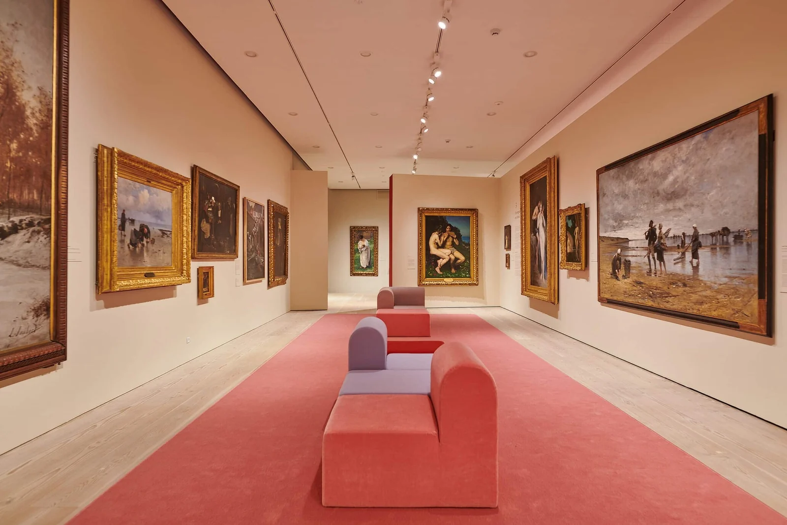 Indretning hos Skagens Museum med møbler fra Paustian