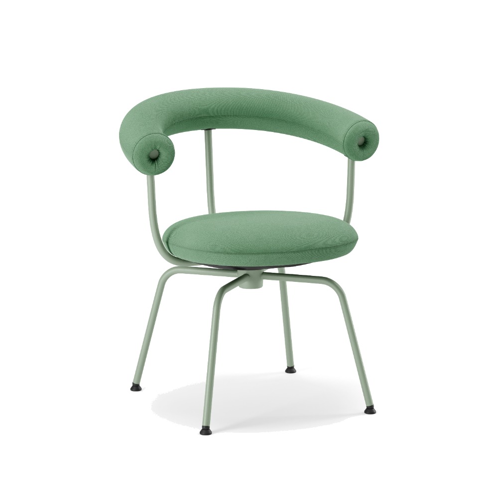 Fora Form BUD Rotate drejestol i light green
