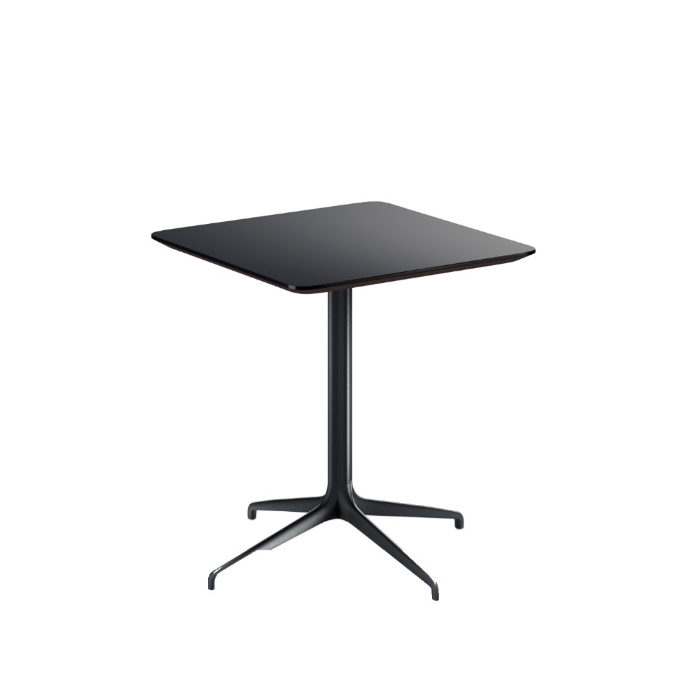 Kvart bord 80x80 cm i sort fra Fora Form