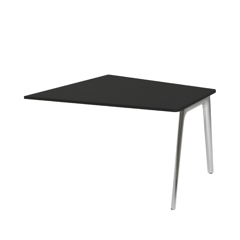 Pluralis™ trapezbord KS437 i Lava Grey laminat med poleret aluminium Pluralis™ trapezbord KS437 i Lava Grey laminat med poleret aluminium