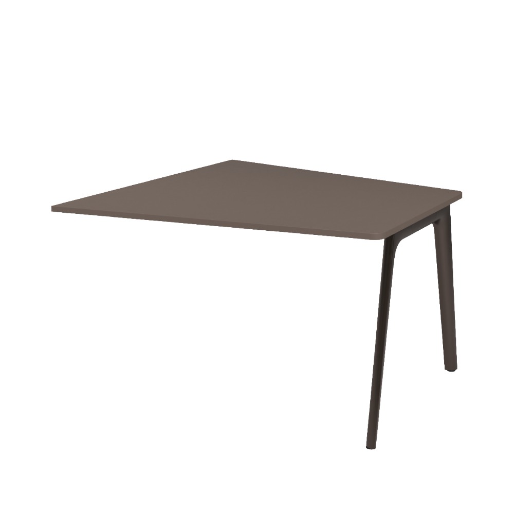 Pluralis™ trapezbord KS437 i Mauve Brown linoleum med Brown Bronze stel Pluralis™ trapezbord KS437 i Mauve Brown linoleum med Brown Bronze stel