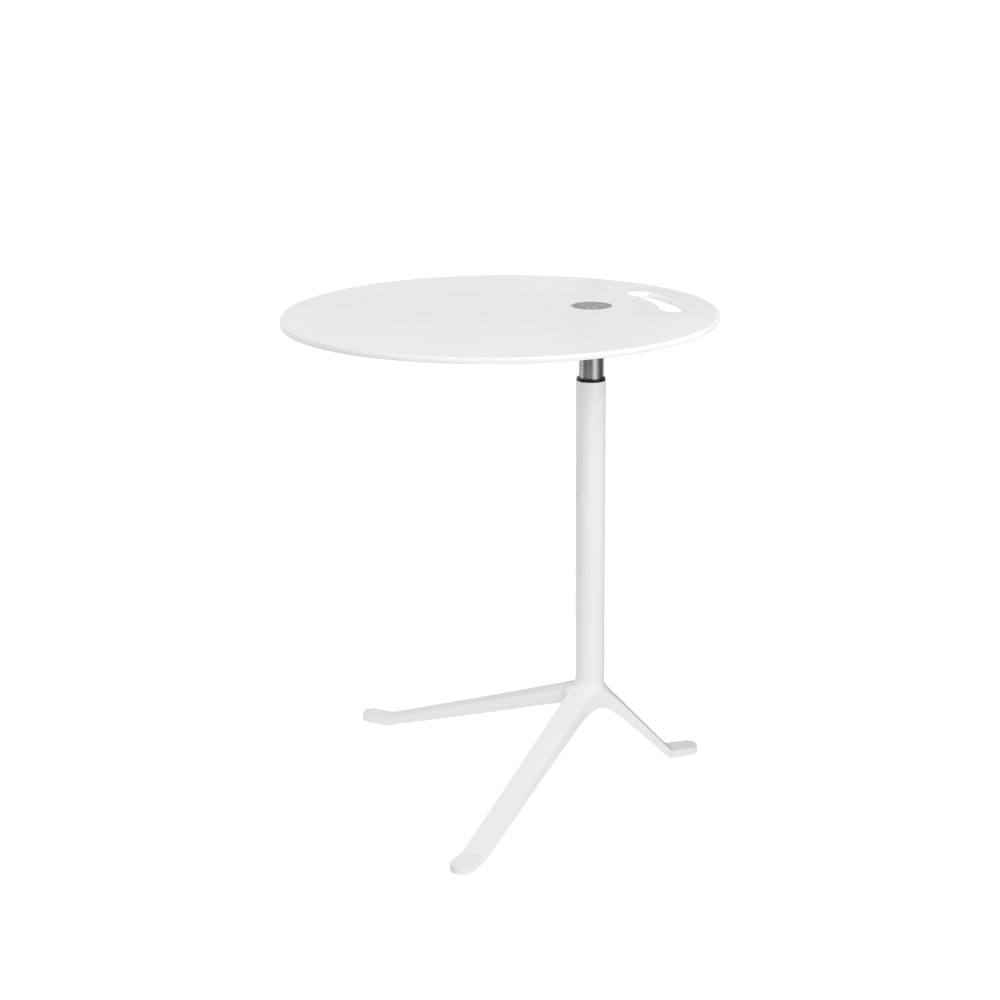Little Friend™ sidebord med hvid bordplade og hvid fod