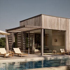 Atlantis parasol Ø330 i off-white over solsenge