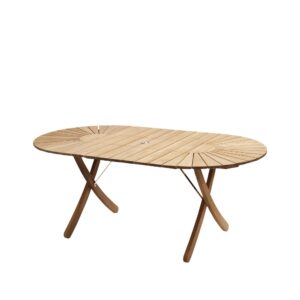 Selandia bord med parasolhul i teak