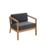 Virkelyst loungestol med hynder i Charcoal