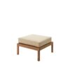 Virkelyst puf i Golden Yellow Stripe