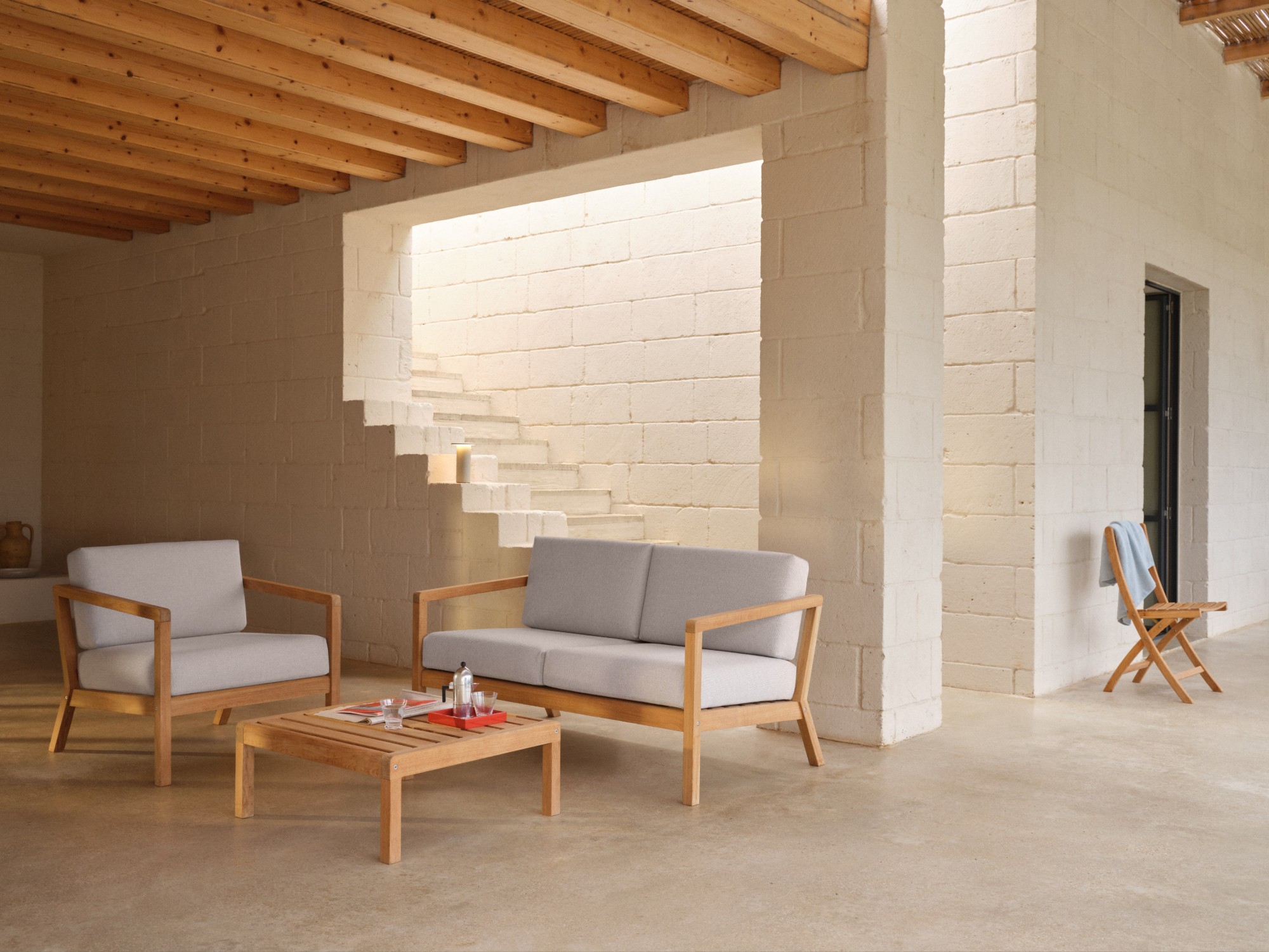 Virkelyst 2-personers sofa og stol