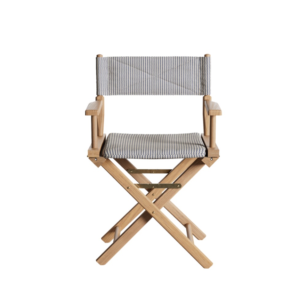 Director's Chair i teak med Summertime Navy