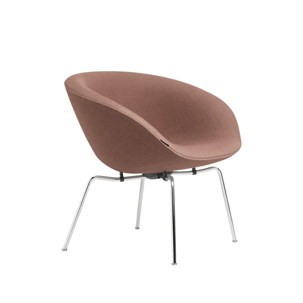 Gryden™ loungestol med forkromet stel – Christianshavn