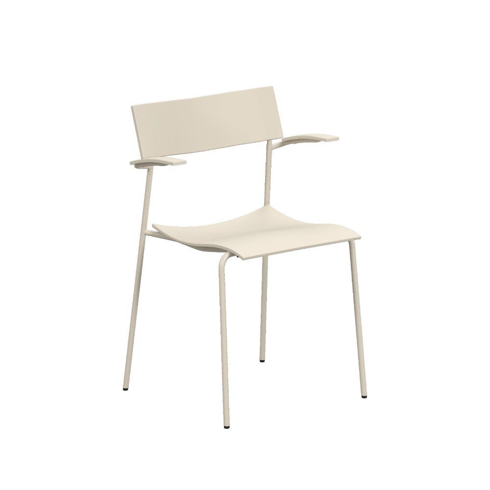 Campus Air Armstol i lys beige fra Lammhults