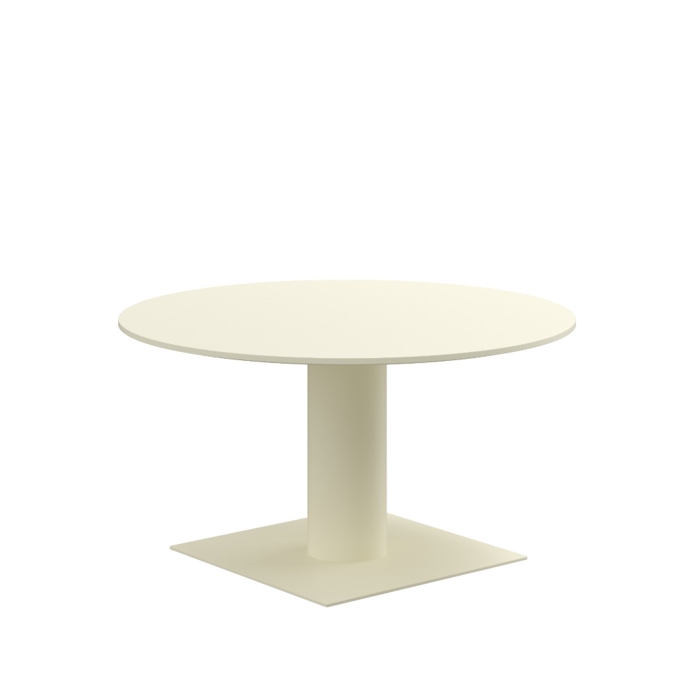 Ciao sofabord Ø80 H42 i lys beige