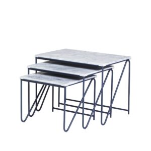 PLEASE WAIT to be SEATED - Triptych Nesting Tables