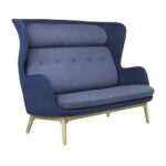 Ro™ Sofa med ben i eg – Fiord blå