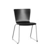 Vico Duo™ stol med meder i sortfarvet ask – forkromet stel Vico Duo™ stol med meder i sortfarvet ask – forkromet stel