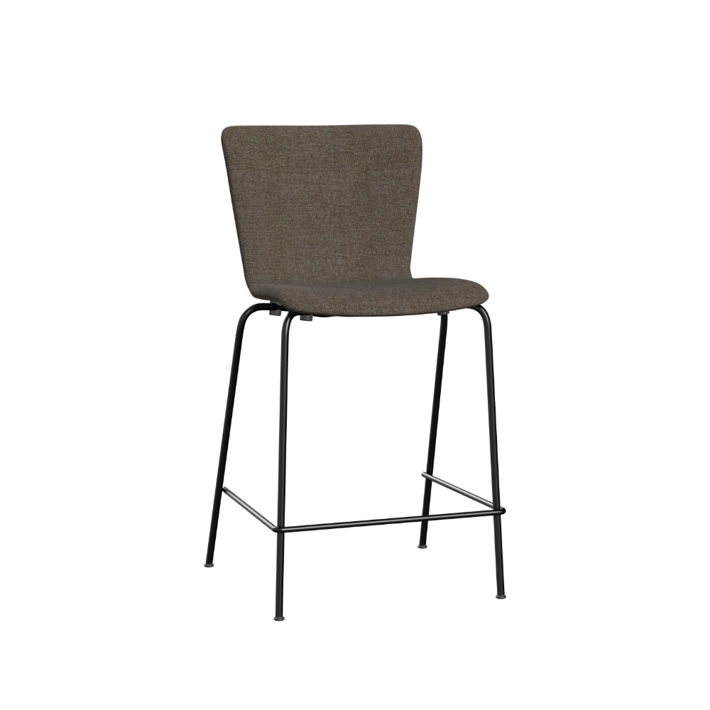 Vico Duo™ lav barstol fuldpolstret i Hallingdal – sort stel Vico Duo™ lav barstol fuldpolstret i Hallingdal – sort stel
