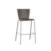 Vico Duo™ høj barstol forsidepolstret i Essential-læder – forkromet stel Vico Duo™ høj barstol forsidepolstret i Essential-læder – forkromet stel